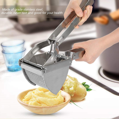 Ricer De Patatas De Acero Inoxidable, Triturador Y
