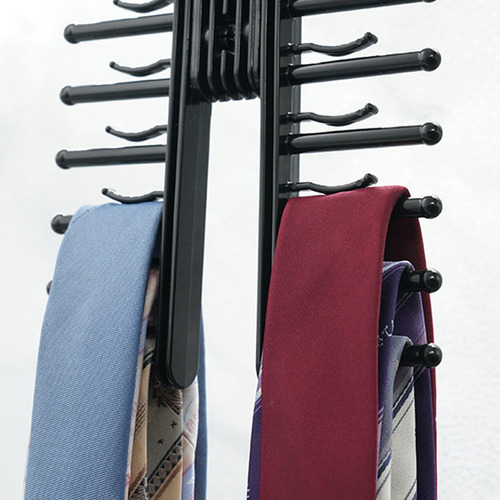 Colgando Girado Corbata Estante 20 Ganchos Almacenamiento