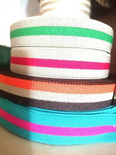 Imagen 1 de 2 de Elástica, Espesor Gruesa Colores,25mm