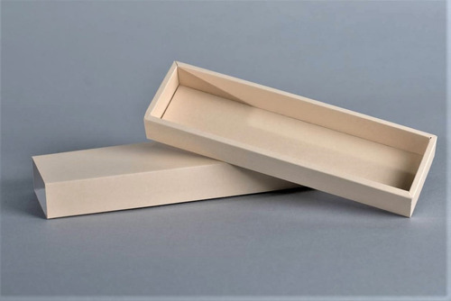 Caja Fosforera Rectangular Alargada Grande 26 X 6,5 X 3,4 Cm (x 50 U.) 18 Bombones Trufas Chocolate Accesorios- Bauletto