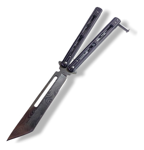 Navaja Cuchillo Mariposa Tanto Carbon Dam Filo Balisong