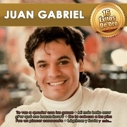 Juan Gabriel 16 Éxitos De Oro Disco Cd Reedición 