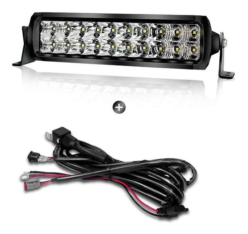 Barra Luz Led 10.0 In + Cableado Conector Dt Plug And Play