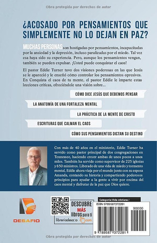 Conquista El Caos De Tu Mente: Libre De Los Pensamientos ...