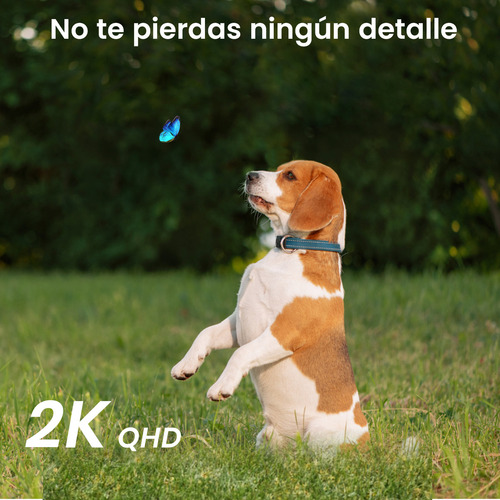 Solar Cámara De Seguridad Exterior Inalámbrico Wifi Vision Nocturna 2k Conectar Con La AOSU C7P Homebase