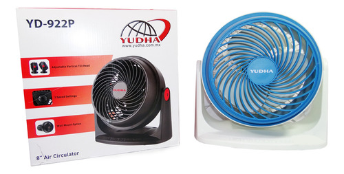Ventilador Yudha 8p Para Piso Y Pared Máxima Potencia 3 Velo