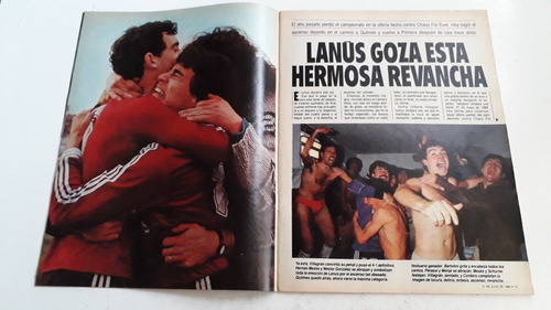 El Gráfico. Lanus Ascenso 1990. Muy Buen Estado
