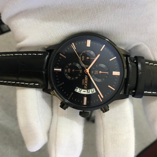 Relógio Nibosi Chronograph Original Duas Pulseiras