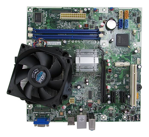 Kit Motherboard Hp + Core 2 Duo 2.93ghz 775 +4g Ddr3 No Red (Reacondicionado)