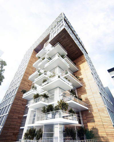 Departamento En Venta Hipódromo Condesa, Cuauhtémoc, Cdmx. Sky Bar Con Área Lounge, Vm100
