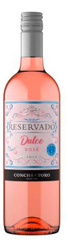 Pack De 6 Vino Rosado Reservado Dulce 750 Ml