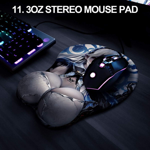 3d Anime Gaming Mousepad, Alfombrilla De Ratón Ergonómica...