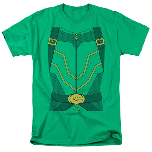 Disfraz De Flecha Verde Para Adulto Camiseta Talla S