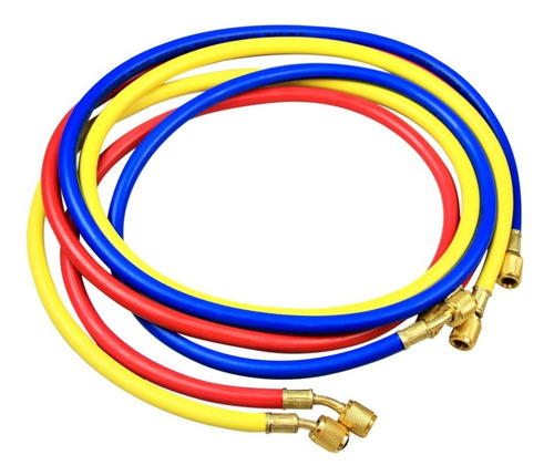 Imagem 1 de 2 de Kit Mangueiras P/ Manifold De Gás De Ar Condicionado 1,5mt