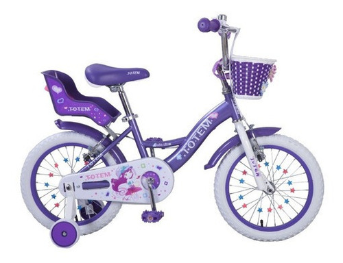 Bicicleta Infantil  Totem Modelo Miss Lilly Aro 16