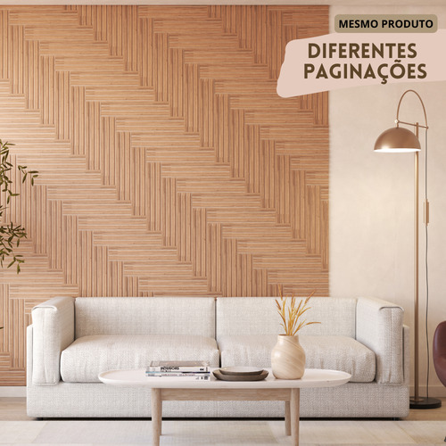 Revestimento De Parede Adesivo Autocolante Fácil 3 M2 Cor Marrom-claro