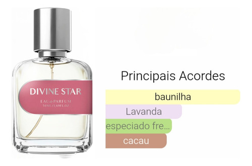 Divine Star - Adel Perfumes - 50ml - Charme E Elegância
