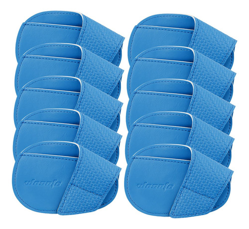 10x Fundas De Cabeza Para Palos De Golf Funda De L Azul