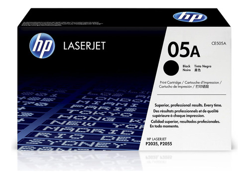 El Cartucho De Tóner Negro Hp 05a Funciona Con Hp Laserj410