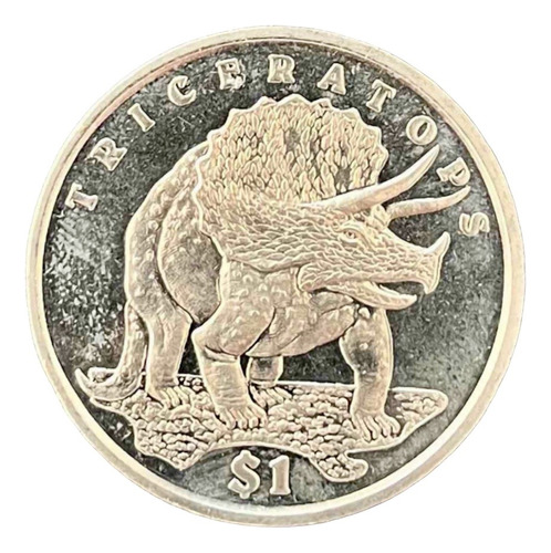 Sierra Leona - 1 Dolar -  Año 2006 - Triceratops - Km #310