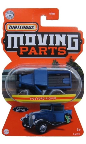 Matchbox Movíng Parts 1932 Ford Pick Up Apertura De Puertas