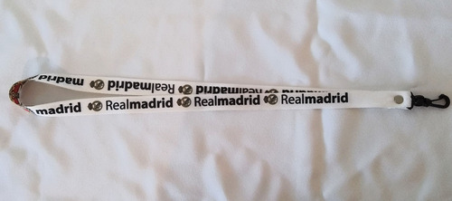 Cintas Portacarnet O Llavero Lanyard Real Madrid X 9 U.