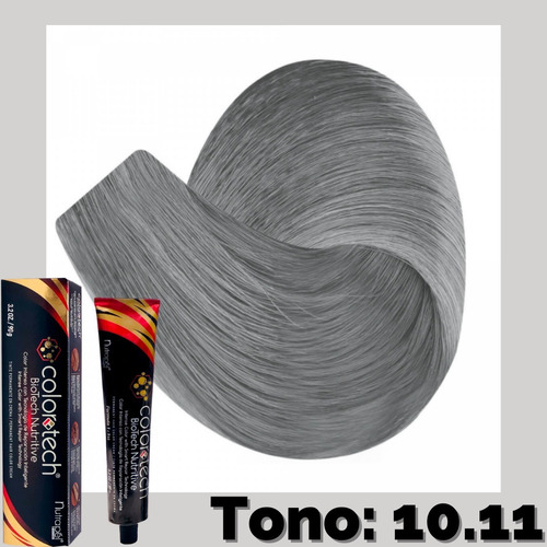 Color Tech Tinte Tono 10.11 Rubio Extra Claro Cenizo Intenso