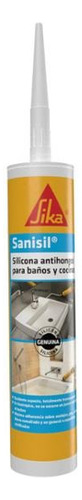 Sika Sanisil Silicona Baños Cocinas Antihongos 280 Ml