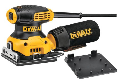 Lijadora Orbital 1/4hoja +bolsa Recolectora Dewalt Dwe6411b3 Color Amarillo Frecuencia 50 Hz/60 Hz