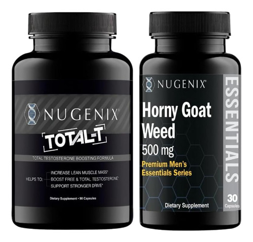 Nugenix Total-t & Nugenix Essentials Horny Goat Weed