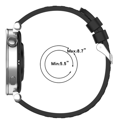 White Silicone Watch Band For Xiaomi Watch S3