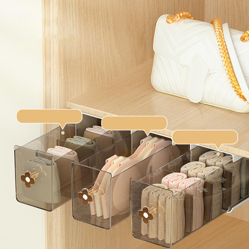 Caja De Almacenamiento De Bragas Para Ropa Interior, Verde