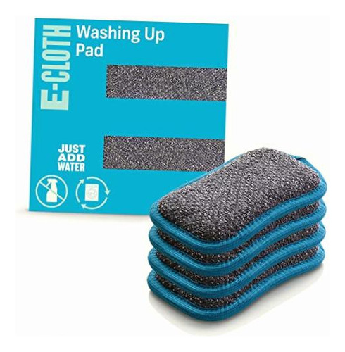 E-cloth Almohadilla De Lavado De Microfibra Para Esponja, Color Azul