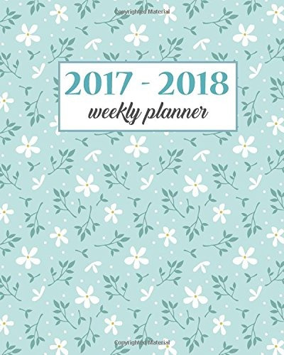 20172018 Planificador De Calendario De Agenda Semanal Y Mens