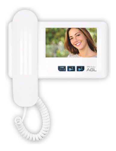 Monitor Vídeo Porteiro Vp4 Residencial Colorido Interno Agl