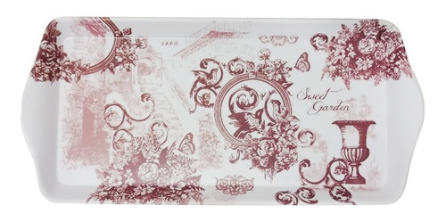 Imagen 3 de 10 de Bandeja Budinera Rectangular De Melamina 34x16 Cm Cuotas
