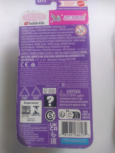 Muñequita Polly De Polly Pocket Mattel 2022 (Usado)