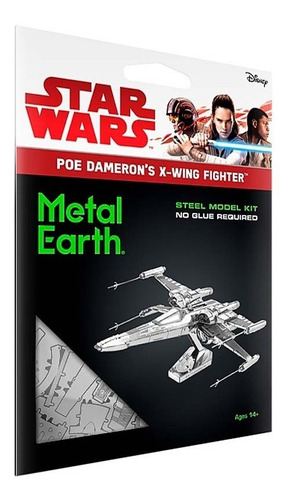 Poe Dameron's X-wing Fighter Puzzle 3d Star Wars Metal Earth