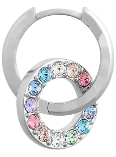 Aretes Olivia Burton Rainbow Chapa Plata Objrbe15 Para Mujer