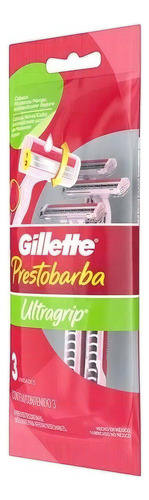 Maquinita De Afeitar Mujer Ultragrip Gillette X3 Unidades