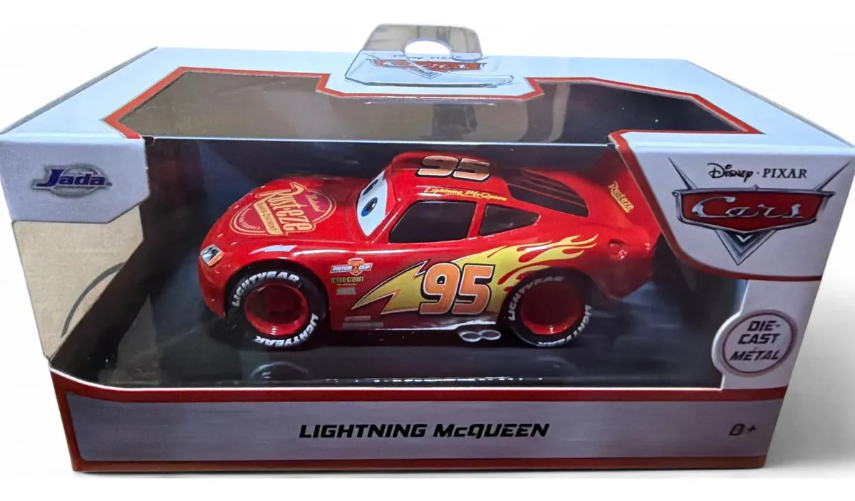 1:32 Rayo Mcqueen Cars Disney Jada Rojo