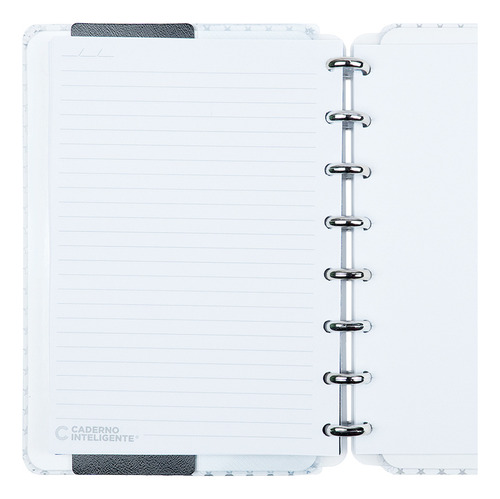 Cuaderno inteligente Super Star A5 de 8 discos, color blanco