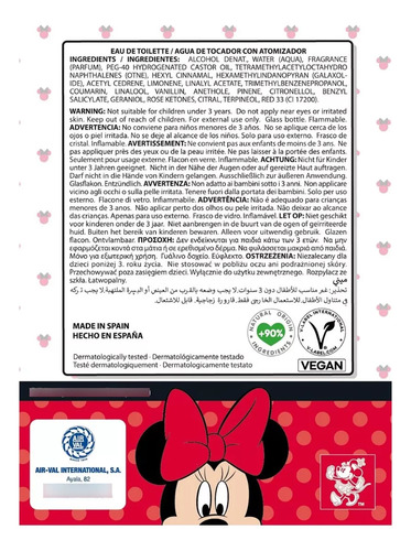 Perfume Disney Minnie Mouse Edt 100ml Para Niña
