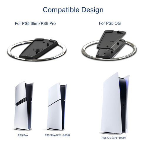 Ps5 Accesorios Soporte Vertical Para Consolas Antideslizante