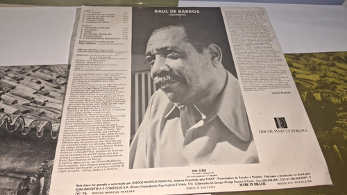 5 Lps Brasil: Trombone, Sax, Flauta, Violão. Marcus Pereira (Usado)