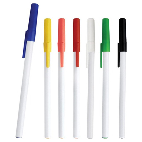 Paquete 1000 Bolígrafo De Plástico Con Tapa De Color Impres