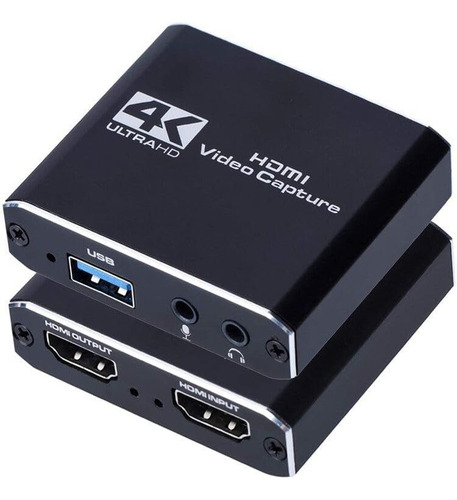 Capturadora De Video Hdmi 4k Hdmi A Usb 3.0 Convertidor