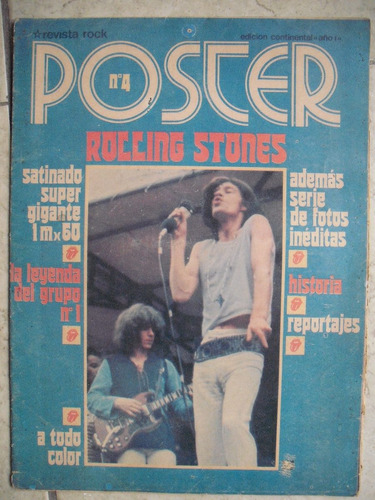 Rollings Stones Revista Rock Poster  N°4 