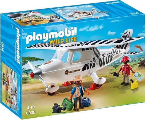 Figura Para Armar Playmobil Wild Life Avión Safari +3 Cantidad de piezas 25