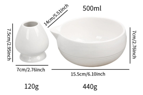 Matcha Bowl Japones Tea Y Batcher Con Para La Oficina De Té